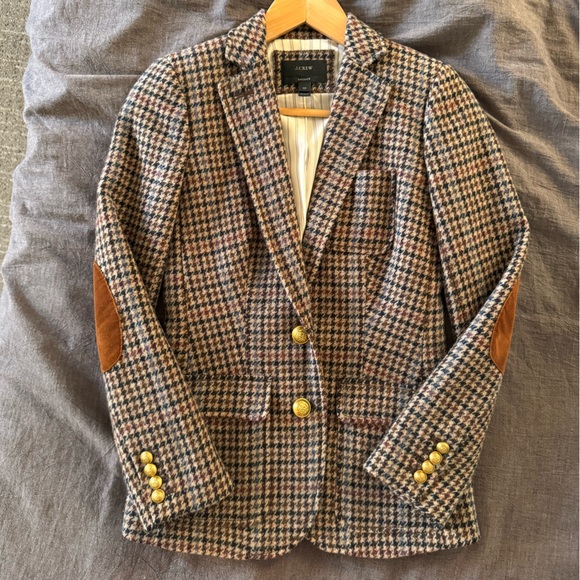 J. Crew Jackets & Blazers - J. Crew Houndstooth Blazer